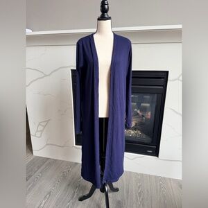 Smash & Tess Cardigan Sweater in Navy Blue Size Small